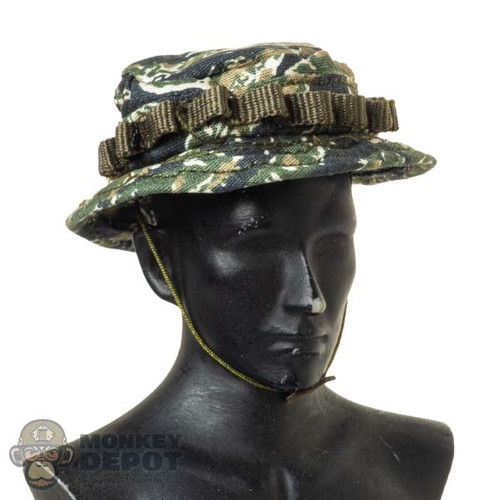 Hat: Easy Simple Mens Tiger Stripe Boonie Cap