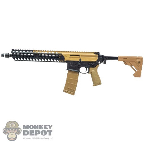 Rifle: Easy Simple Two Toned MCX w/Extendable + Foldable Stock