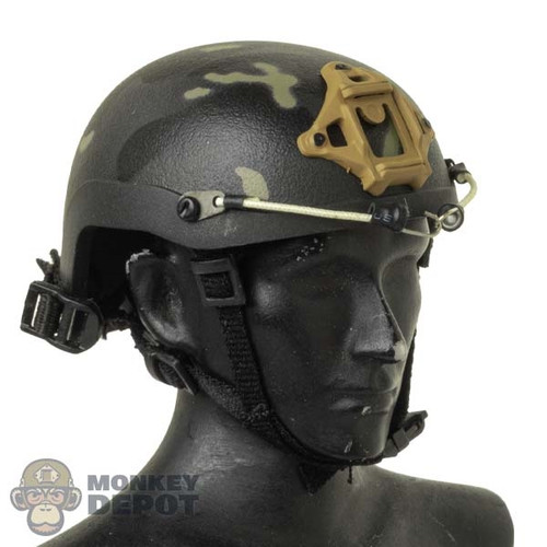 Helmet: Easy Simple Mens SF High Cut w/L4G30 NVG Mount (Dark Camo)