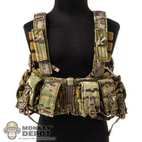 Vest: Easy Simple Mens Multicam Chest Rig