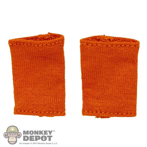 Socks: Easy Simple Mens Orange Ankle Socks