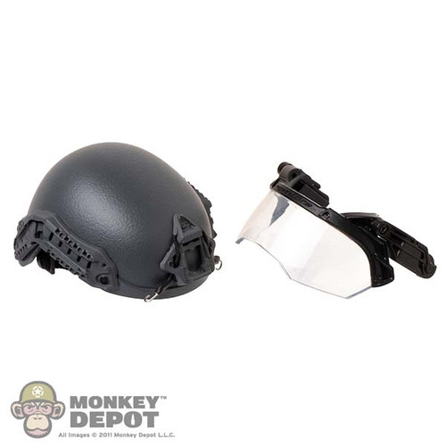 Helmet: Easy Simple Mens SF High Cut w/ Ballistic Visor