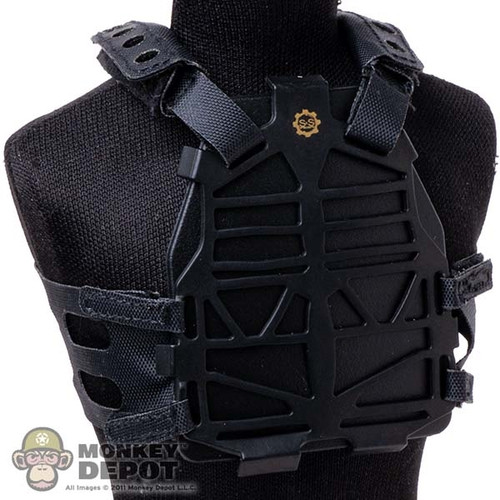 Vest: Easy Simple Mens Custom Frame Plate Carrier (Black)