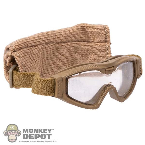 Mask: Easy Simple Mens Brown Influx Goggles w/ Cover