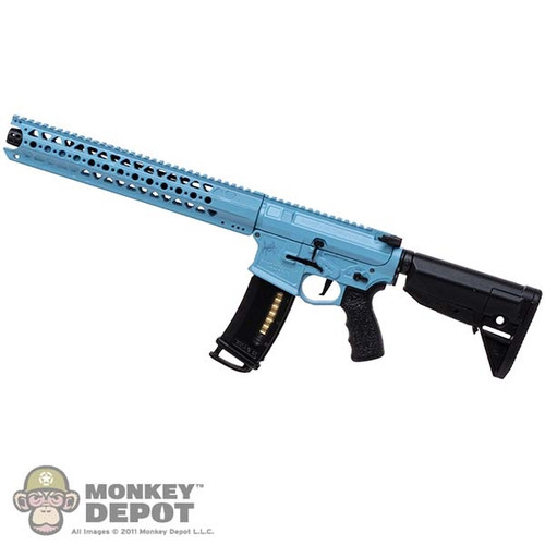 Rifle: Easy Simple Light Blue ST-15 Multi Cal Rifle