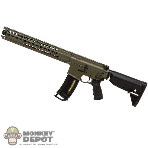 Rifle: Easy Simple Green Ghost Stripped Multi Cal Rifle