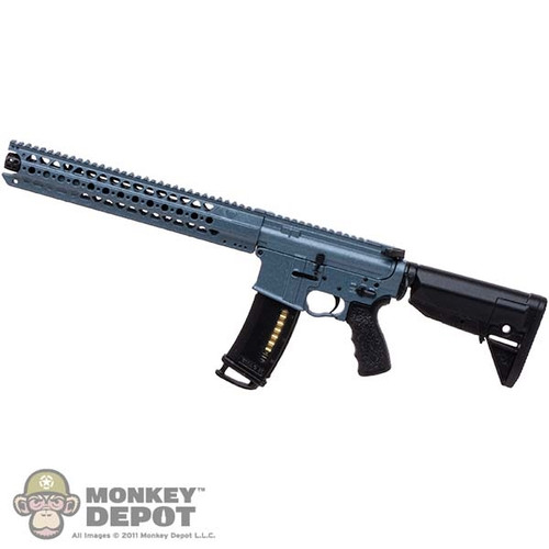 Rifle: Easy Simple Slate Blue Ghost Stripped Multi Cal Rifle
