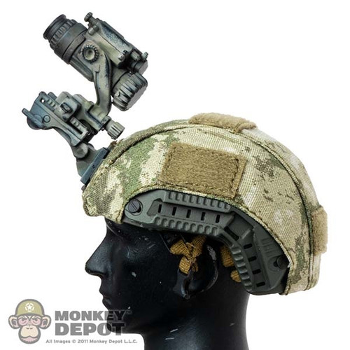 Helmet: Easy Simple Camo Cover LSHZ +1 Low Cut w/ AN/PVS-14 NVG