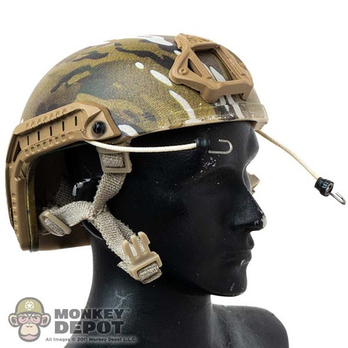 Helmet: Easy Simple Mens Hydro Dip w/ SLAAP Up-Armour Plate and Velcro
