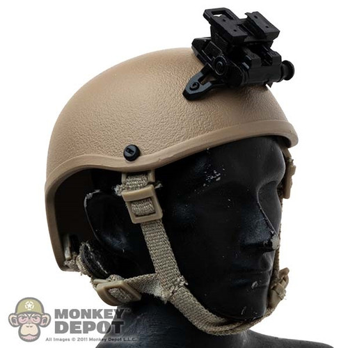 Helmet: Easy Simple Mens Tan Helmet