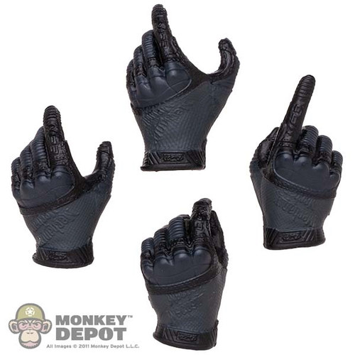 Hands: Easy Simple Mens Mechanix Gloved Hand Set