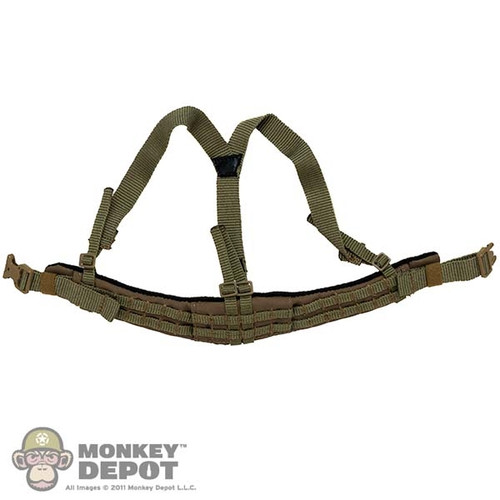Belt: Easy Simple Mens Frag Belt w/ Elite Ops Slimline Harness