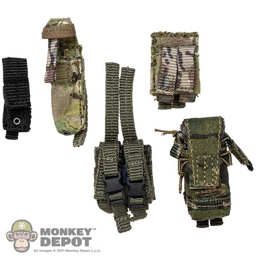 Pouches: Easy Simple 5 Piece Pouch Set