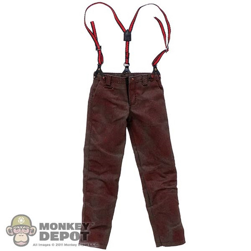 Pants: End I Toys Mens Pants w/ Suspenders (Bloody)