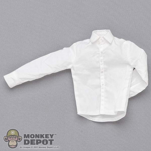 Shirt: Fish Bone Toys Mens White Dress Shirt (READ NOTES)