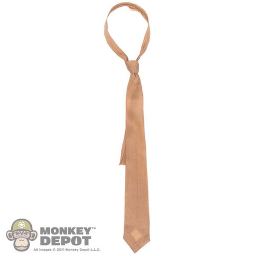 Tie: Fish Bone Toys Mens Tan Tie