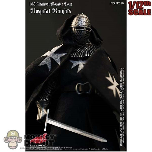 Boxed Figure: Fire Phoenix 1/12 Medieval Hospital Knight (FPN-016)