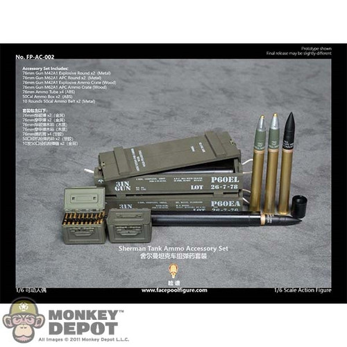 Ammo Set: Facepool Sherman Tank Crew Ammunition Set (FP-AC002)