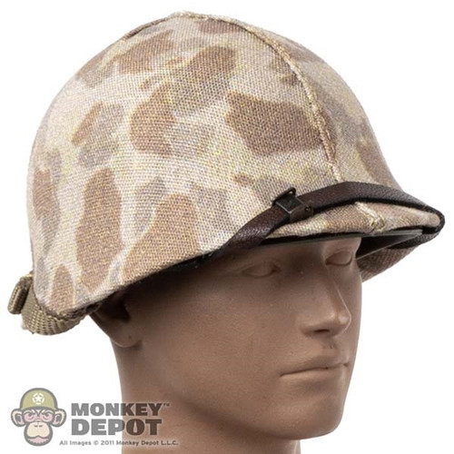 Helmet: Facepool WWII M1 Helmet w/ P42 Camo Cover (Metal)