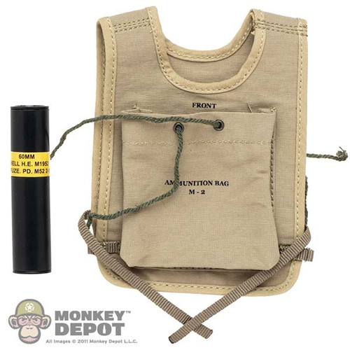 Vest: Facepool Mens Mortar Ammo Vest w/ Round Case