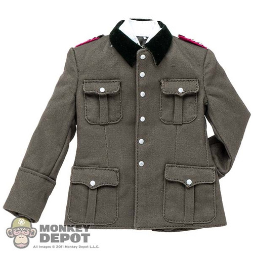 Tunic: Facepool German Officers Tunic w/ White Shirt Collar