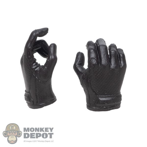 Hands: Flagset Female Brown Molded Weapon Hands (Left Trigger)