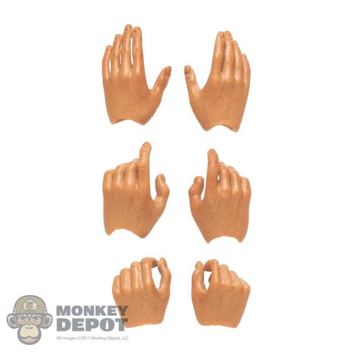 Hands: Flagset Mens Hand Set