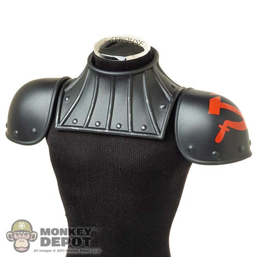 Armor: Flagset Mens Neck and Shoulder Guards w/Soviet Symbol