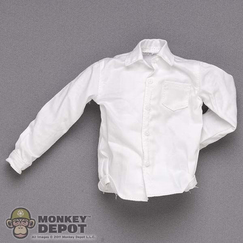 Shirt: Flagset Mens White Dress Shirt