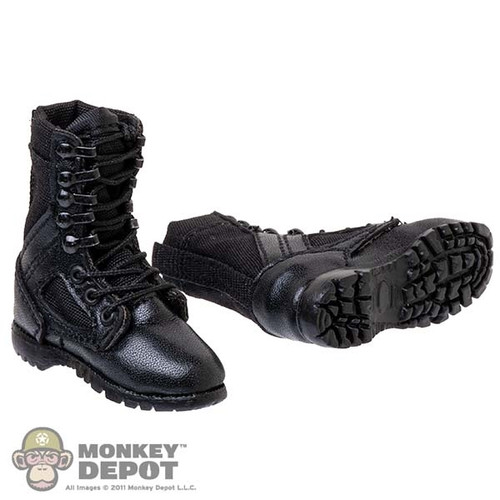 Boots: Flagset Female Black Tactical Boots