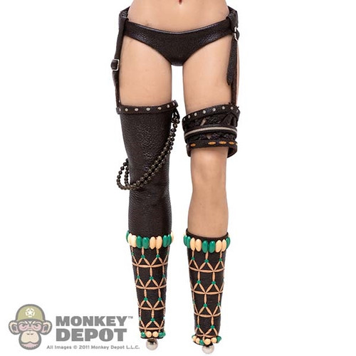 Gear: Flagset Female Leather-Like Bottoms w/ Thigh Straps