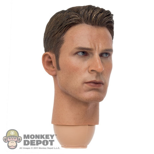 Head: Hot Toys Captain America Steve Rodgers