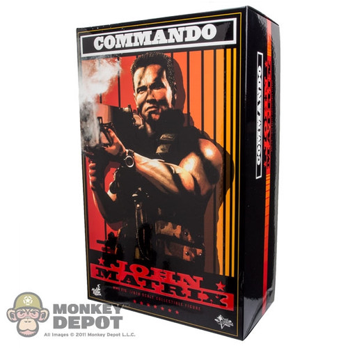 Display Box: Hot Toys Commando - John Matrix (EMPTY BOX)