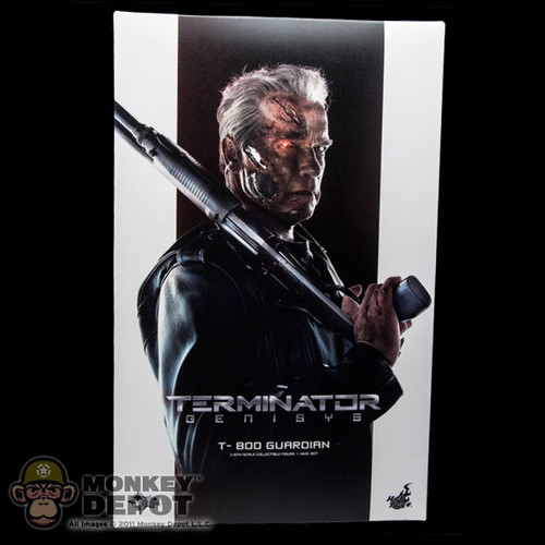 Display Box: Hot Toys T-800 Guardian in Terminator Genisys (EMPTY BOX)