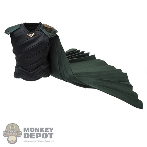 Vest: Hot Toys Loki's Black Vest w/Cape (READ NOTES)