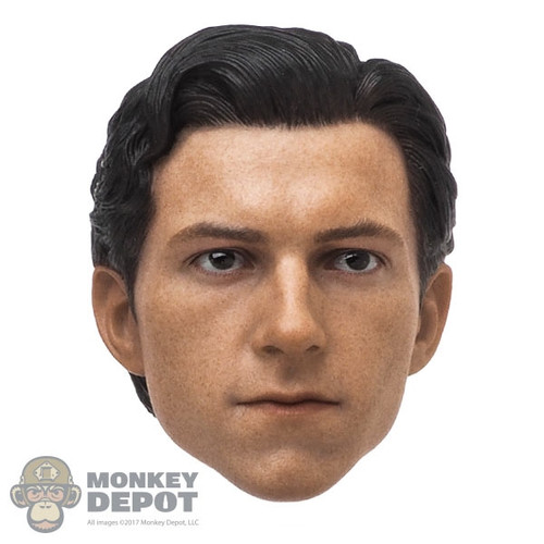 Head: Hot Toys Tom Holland Head (Magnetic Socket) (READ NOTES)