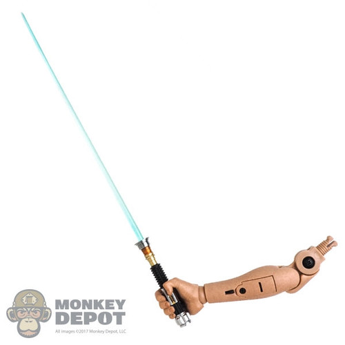 Arm: Hot Toys Right Arm w/LED Lightsaber (READ NOTES)