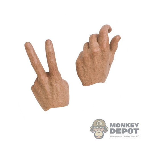 Hands: Hot Toys Two Left Action Posed Hands