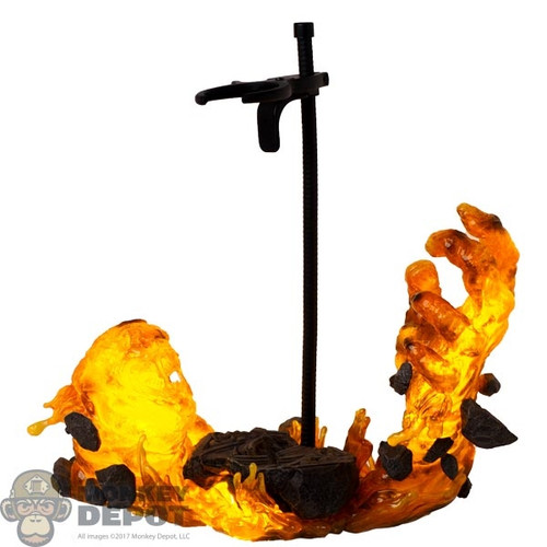 Display: Hot Toys LED Molten Man Diorama Figure Base
