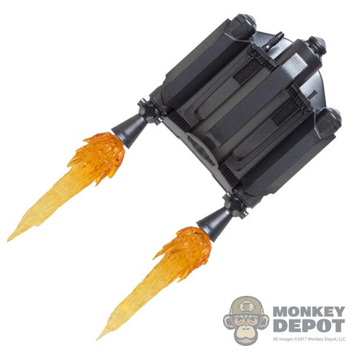 Pack: Hot Toys Mandalorian Silver Jetpack w/Thruster Fire Accessories
