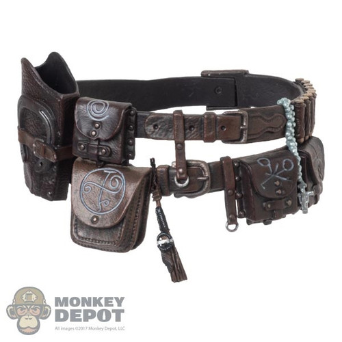 Belt: Hot Toys Brown Molded Hellboy Belt w/Holster (READ NOTES)