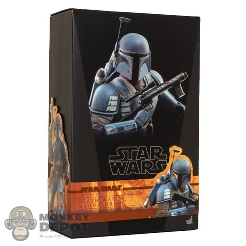 Display Box: Hot Toys Star Wars Stand: Hot Toys Death Watch Mandalorian (EMPTY BOX)