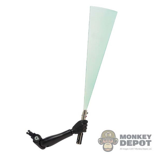 Arm: Hot Toys Mens Right Arm w/LED Blade in Motion Lightsaber (READ NOTES)