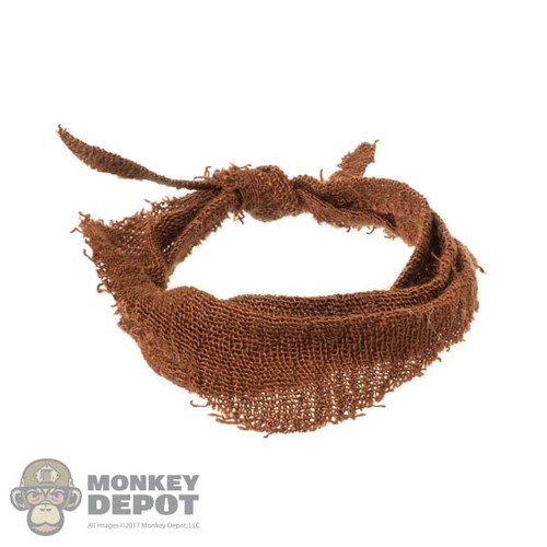 Scarf: Hot Toys Mens Brown Neck Cover