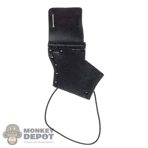 Holster: Hot Toys Black Leather-Like Weapon Holster w/Leg Wrap