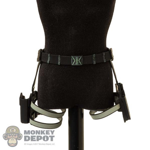 Belt: Hot Toys Black Widow Yelena Molded Belt w/Leg and Knife Holsters (READ NOTES)