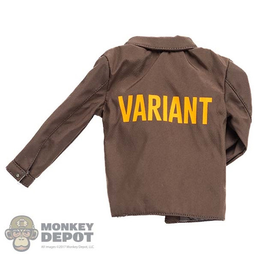 Coat: Hot Toys Mens TVA Brown Jacket