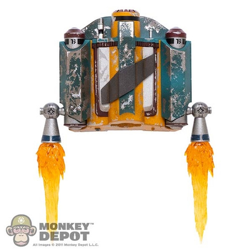 Pack: Hot Toys Cobb Vanth Magnetic Jetpack w/Thruster Fire Accessories