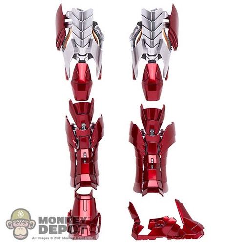 Armor: Hot Toys Iron Man Mark V Leg Armor (READ NOTES)