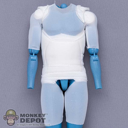 DAMAGED Suit: Hot Toys Mens White Bulking Suit (READ NOTES)